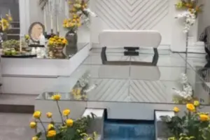  سفره عقد در باغ ایرانی هتل امیران نیشابور
